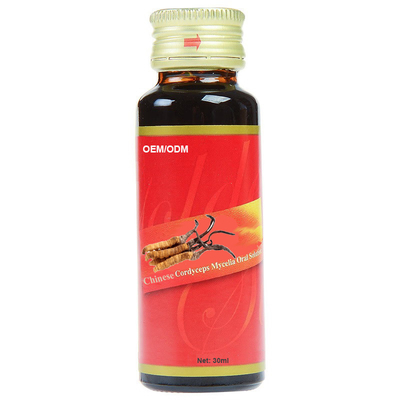 OEM ODM Private label cordyceps πόσιμο υγρό 100% διάλυμα εκχυλίσματος Cordyceps sinensis