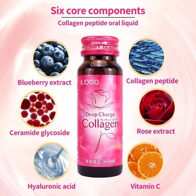 OEM/ODM Halal Bird Nest Collagen Λεύκανση δέρματος Oral Liquid Φρουτένιο ποτό Hyaluronic acid Collagen Oral Liquid