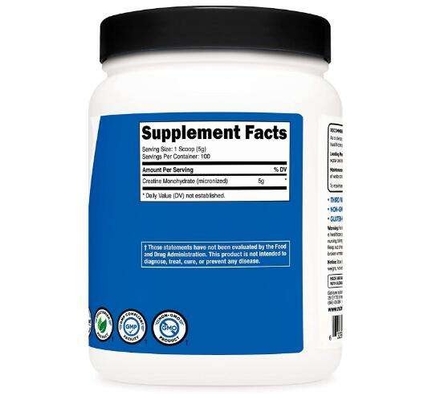Monohydrate κρεατίνης βαθμού cOem καθαρό Micronized συμπλήρωμα μετα-Workout σκονών