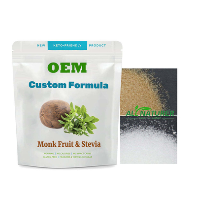 Μηά Erythritol Stevia εκχυλισμάτων φρούτων μοναχών γλυκαντικών ουσιών μίγματος σκονών cOem θερμίδας σκόνη