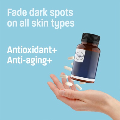 Αντιοξειδωτικό δέρμα glutathionee gelules cOem που λευκαίνει lightening τις κάψες
