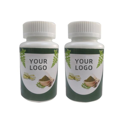 Moringa ετικετών σκονών cOem Moringa οι ιδιωτικές κάψες οργανικές προσαρμόζουν moringa τη σκόνη φύλλων