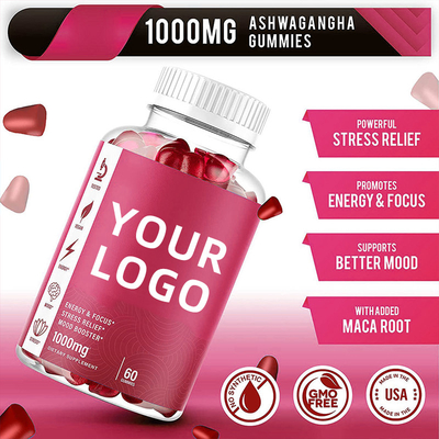 Vegan ashwagandha καψών ashwagandha cOem χονδρικό οργανικό gummies