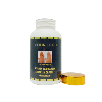 OEM Ultra White Vitamin C &amp; Collagen Knuckles Capsules 60 Softgel για την αφαίρεση σκούρου αρθρώσεων, αγκώνα