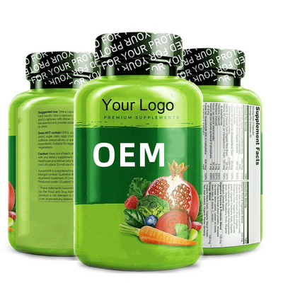COem καυτές ταμπλέτες Multivitamin τροφίμων πώλησης ολόκληρες για το συμπλήρωμα 120 υγείας ατόμων κάψες Vegan