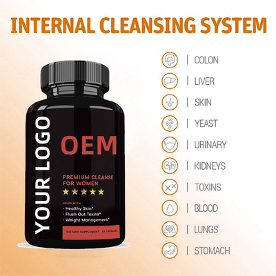 OEM Best Selling Private Labels Colon Cleanse Weight Loss Pills Κάψουλες αδυνατίσματος Κάψουλες αποτοξίνωσης προβιοτικών