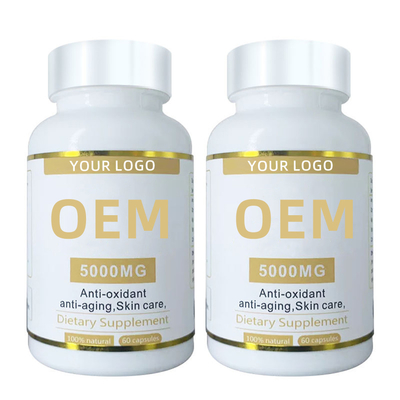 COem Multivitamins και δέρμα χαπιών γλουταθείου καψών βιταμινών Ε Softgel συμπληρωμάτων 10000mg τροφίμων που λευκαίνει την κάψα