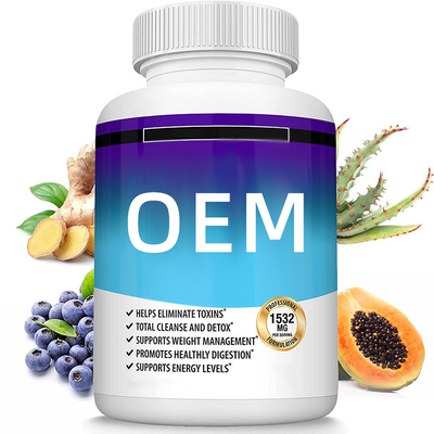 Weight Loss OEM Capsule Frozen Detox Sea Moss Κάψουλες αδυνατίσματος με ξύδι μήλου μηλίτη