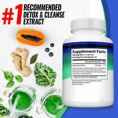 Weight Loss OEM Capsule Frozen Detox Sea Moss Κάψουλες αδυνατίσματος με ξύδι μήλου μηλίτη