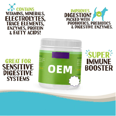 OEM Nutriional Probiotic Powder Dog Allergy Immune Supplement Dog Vitamin