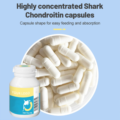 750mg/Pc Chondroitin καρχαριών συγκέντρωσης cOem συμπληρωμάτων της Pet θρεπτικές υψηλές κάψες