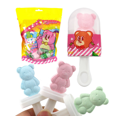 Πρεσαριστό ζαχαρωτό αρκουδάκι Lollipop / Bear Tablet Lollipop Candy OEM