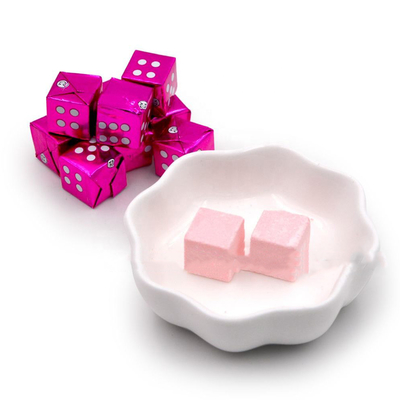 Milk Cube Candy Σκληρά δισκία Candy OEM Halal Γλυκό Γεύση Φράουλα