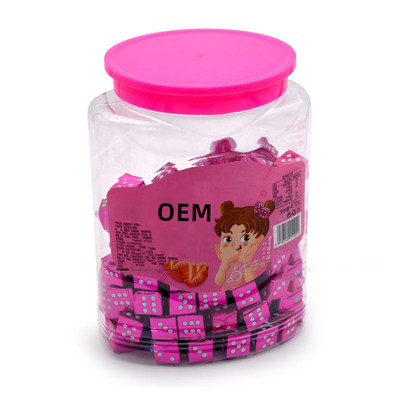 Milk Cube Candy Σκληρά δισκία Candy OEM Halal Γλυκό Γεύση Φράουλα