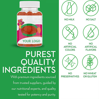 Melatonin Gummies των παιδιών Multivitamin ετικετών λογότυπων για τον καλό ύπνο