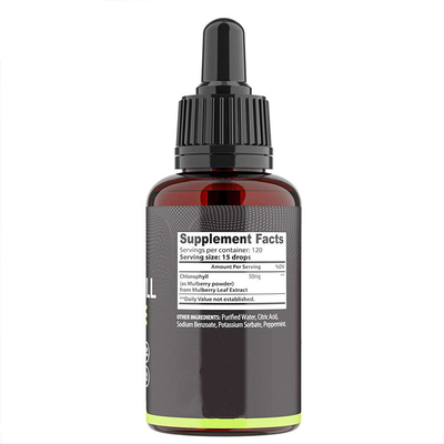OEM/ODM Chlorophyll Liquid Drops For Water με άρωμα μέντας για την υγεία του δέρματος Ενεργειακό συμπλήρωμα ανοσοποιητικής υποστήριξης