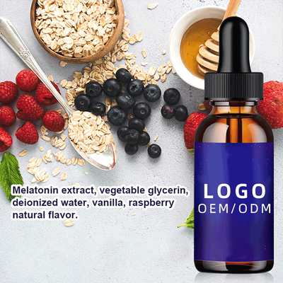 Biotin 50ml 5Mg το κολλαγόνο ρίχνει cOem τη φυσική Melatonin ενίσχυση ύπνου νύχτας πτώσεων ενήλικη