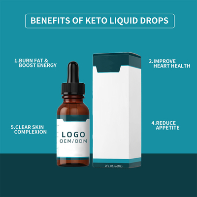 Biotin cOem πτώσεις πτώσεων 60ml Keto κολλαγόνων για την απώλεια βάρους