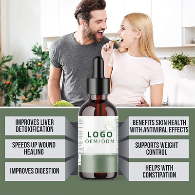 Biotin γλουτένης ελεύθερες υγρές πτώσεις χλωροφύλλης ODM cOem πτώσεων κολλαγόνων
