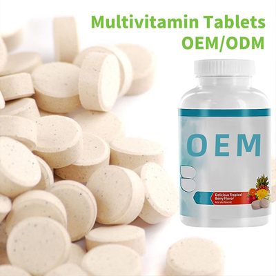 Χορτοφάγες μασητές ταμπλέτες Multivitamin υγείας χαπιών cOem βαθμού τροφίμων